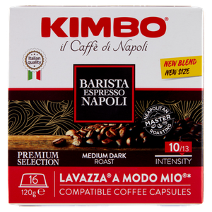 Caffè Barista Espresso Napoli Capsule Per Lavazza 16pz Kimbo - Foto 3
