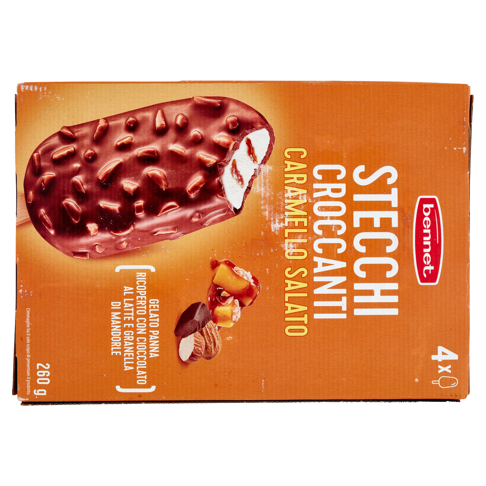 4 Gelati Stecchi Al Caramello Bennet - Foto 3