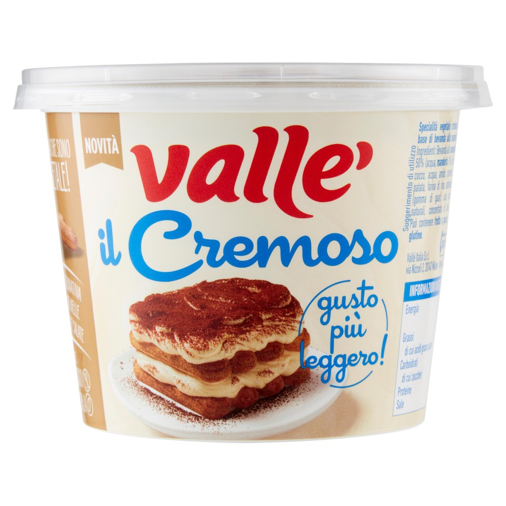 Mascarpone Vegetale Il Cremoso Valle'