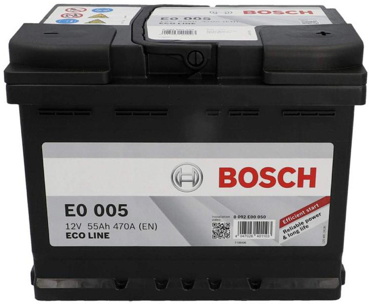 Batteria Per Auto E0005 55ah Dx Bosch
