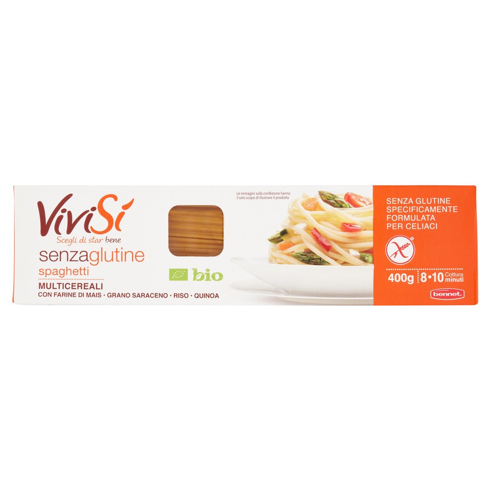 Spaghetti Bio Senza Glutine Bennet Vivisì - Foto 1