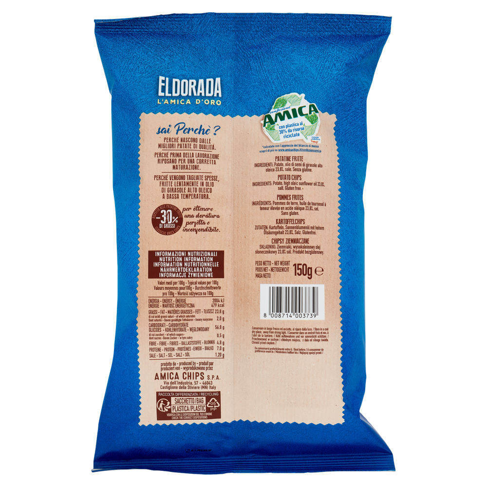 Patatine Eldorada Tradizionali Amica Chips - Foto 3