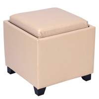 Pouf Tavolino Ottoman Crema Casa Collection Pouf Tavolino Ottoman Crema Casa Collection