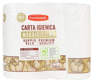 Carta Igienica Morbidissima 4 Rotoli Bennet - Foto 3