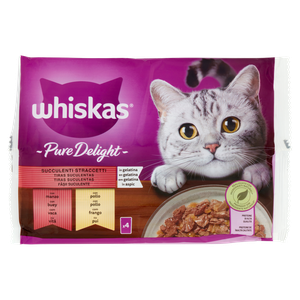 Alimento Umido Per Gatti Pure Straccetti Whiskas Conf Da 4 - Foto 1