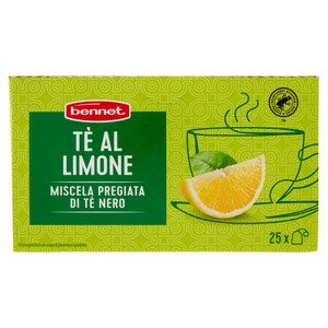Tè Nero Al Limone Aromatico E Fresco In Filtri 25x1,7g Bennet - Foto 1