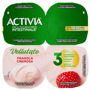 Yogurt Fragola 4x125g Activia - Foto 1