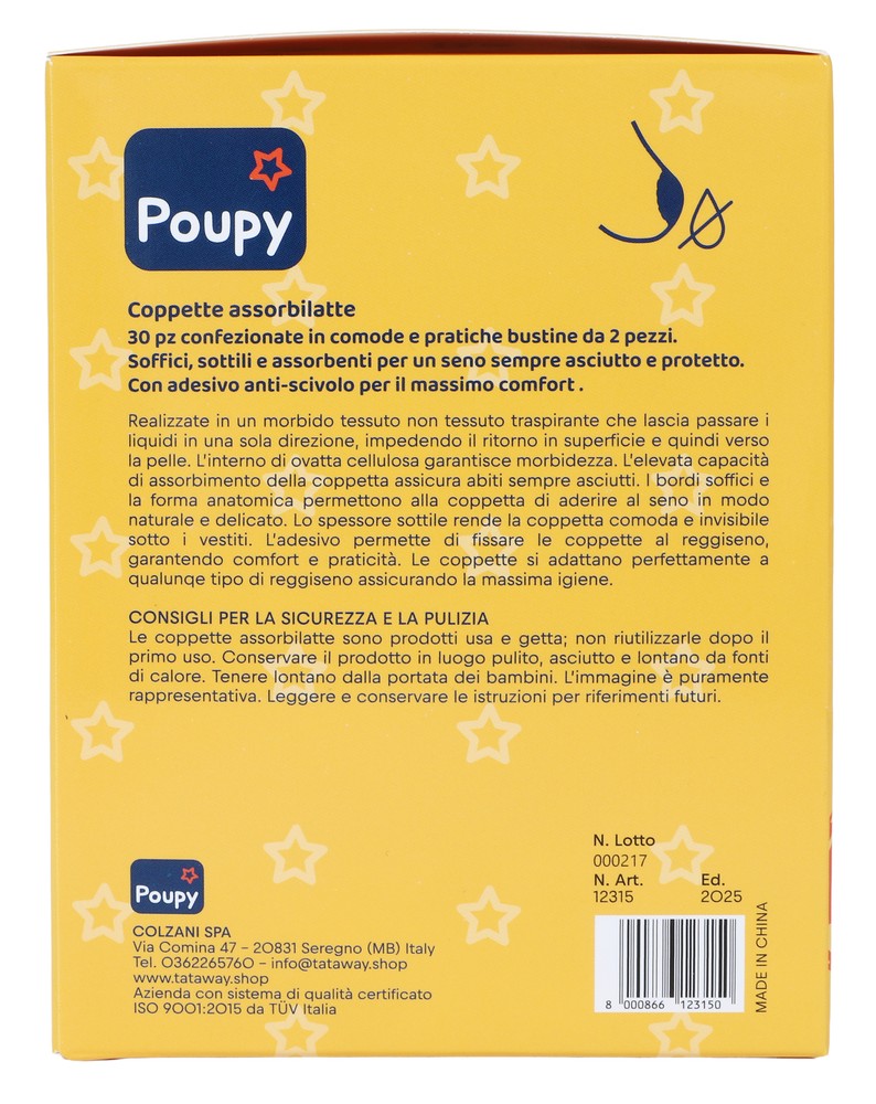 Coppette Assorbilatte Poupy Conf. Da 30 - Foto 3