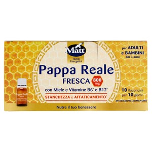 Matt Tonici Energetici Pappa Reale Fresca 800 Mg 10 X 8 Ml - Foto 1