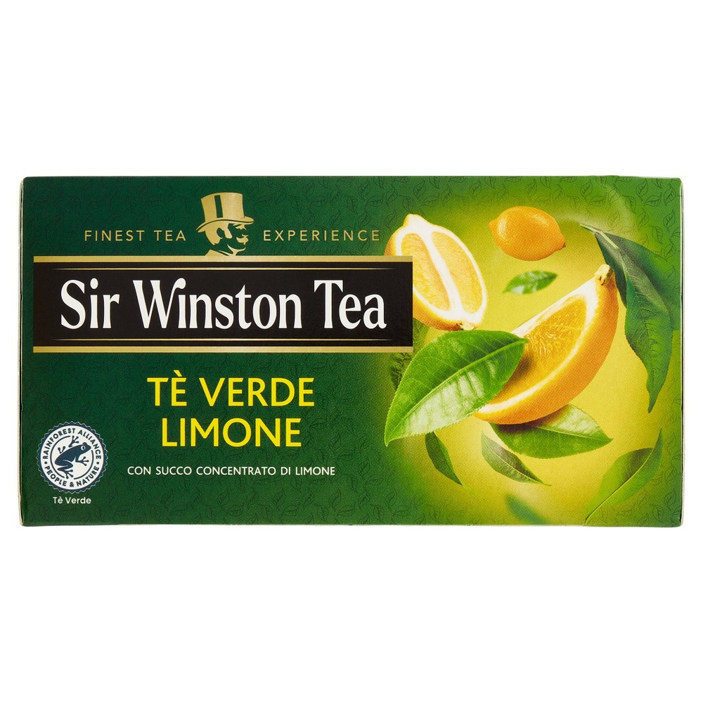 20 Filtri Te' Verde Limone Sir Winston Tea - Foto 1