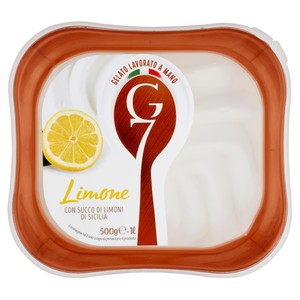 Gelato Limone Sorbetto G7 Vaschetta