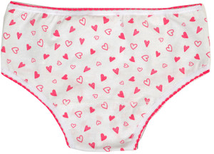 Culotte Bambina 12/13 Anni Bianco Con Cuori Delinea