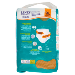 Pants Extra Unisex Per Incontinenza Taglia XL Lines Specialist - Foto 3