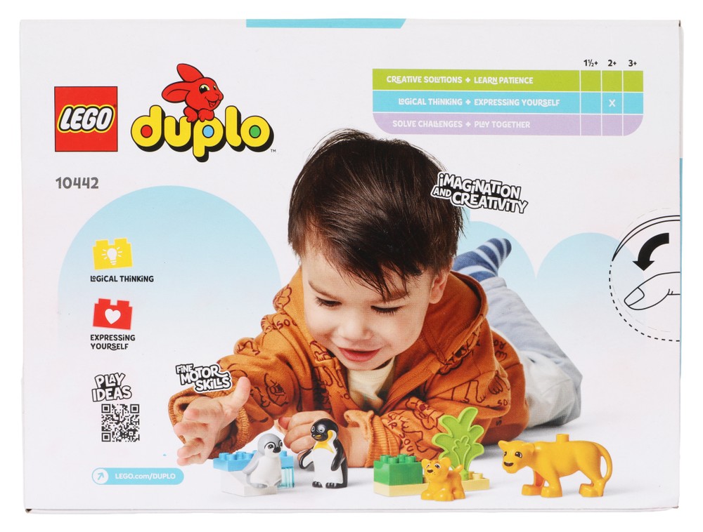 Famiglie Di Animali Pinguini E Leoni Lego Duplo - Foto 1