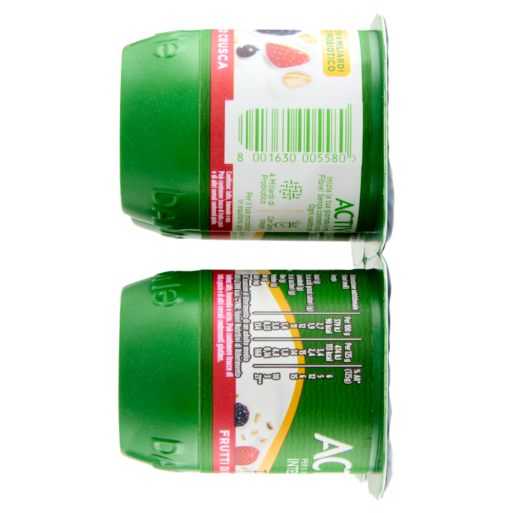 Yogurt Alle Fibre Frutti Di Bosco 4x125g Activia - Foto 2