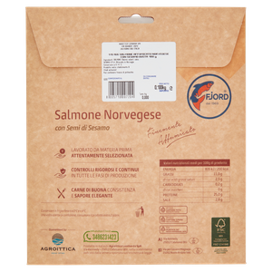 Salmone Norvegese Affumicato Con Sesamo Fjord - Foto 3