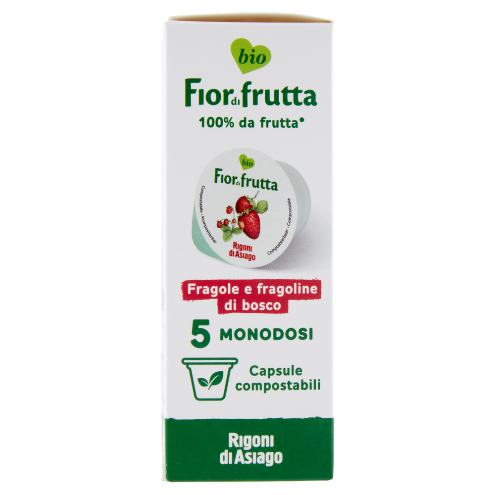 Confettura Fiordifrutta Alle Fragole Bio 5x20g Rigoni Di Asiago - Foto 2