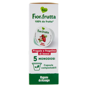 Confettura Fiordifrutta Alle Fragole Bio 5x20g Rigoni Di Asiago - Foto 2
