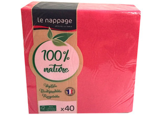 40 Tovaglioli Microgoffrati Fuxia - Foto 1