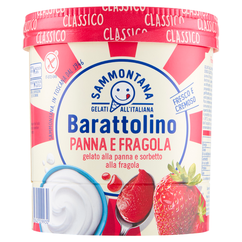 Sammontana Barattolino Classico Panna E Fragola - Foto 3