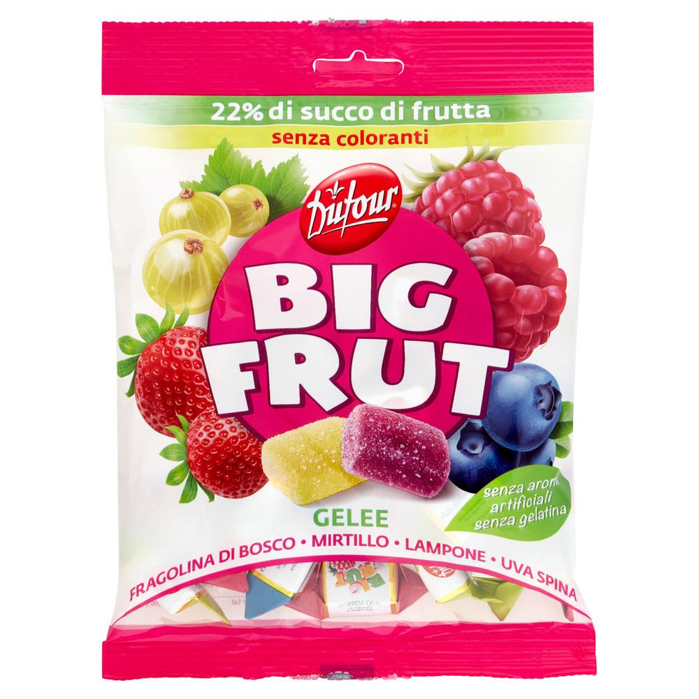 Caramelle Gelées Big Frut Ai Frutti Di Bosco Misti Dufour - Foto 1