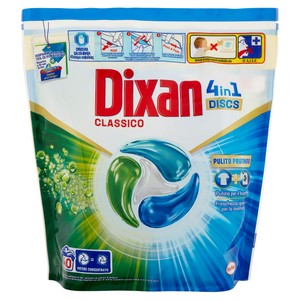 Detersivo Lavatrice 40 Discs Dixan - Foto 1