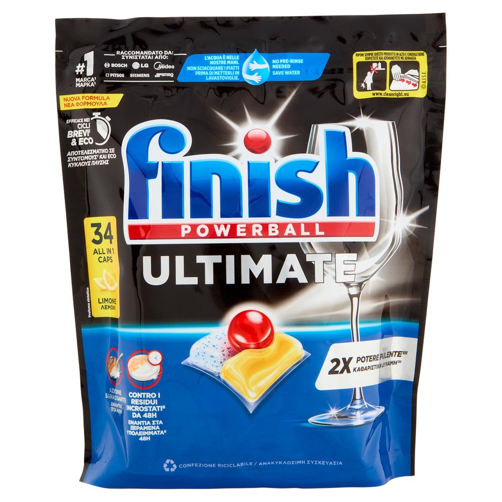 Tabs Per Lavastoviglie Limone Finish Ultimate - Foto 1