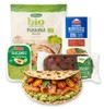 Piadina x3 con Salmone, Salsa Guacamole e Pomodorini