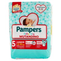 Pannolini Babydry Mutandino Junior, Taglia 5 (12-18 Kg) Pampers