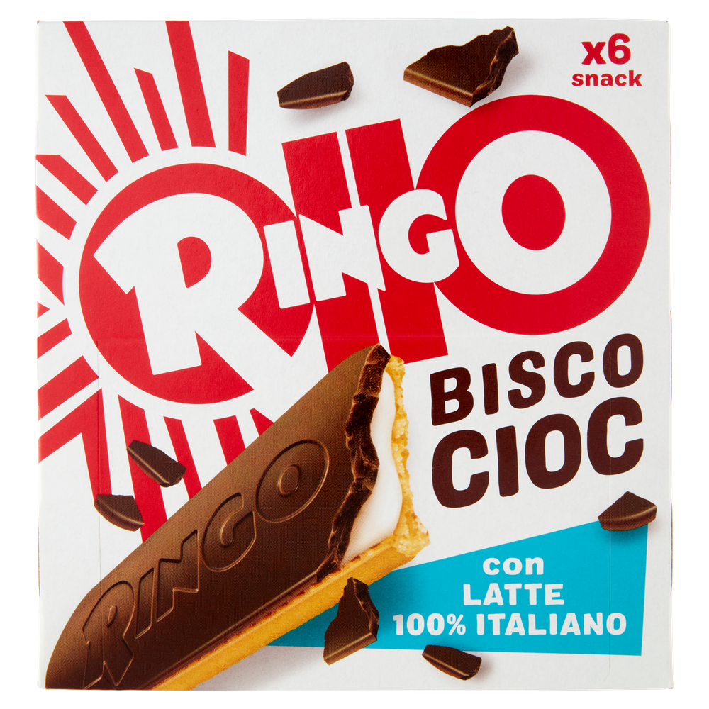 Snack Ringo Bisco Cioc Con Latte Italiano