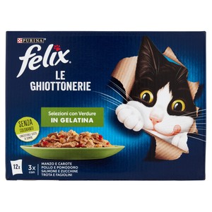 Alimento Umido Gatti Felix Le Ghiottonerie Selezioni Con Verdure - Foto 1