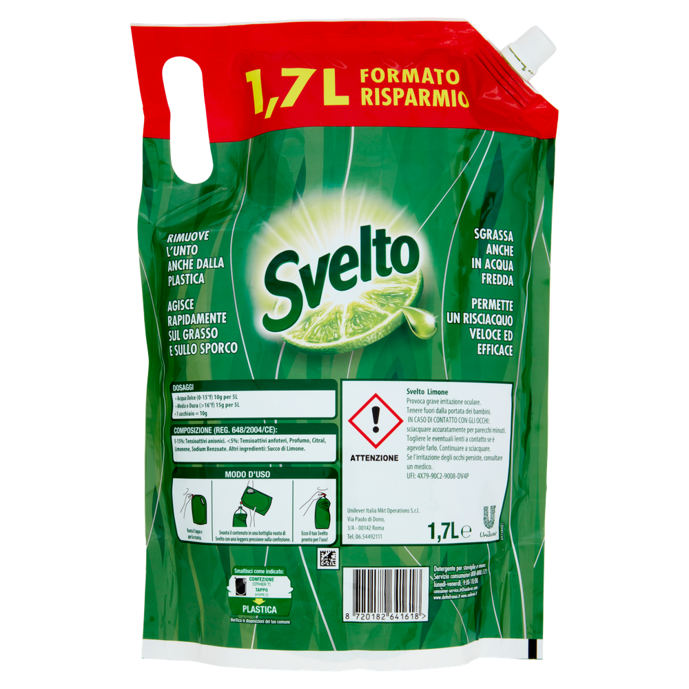 Detergente Per Stoviglie Limone Svelto - Foto 3
