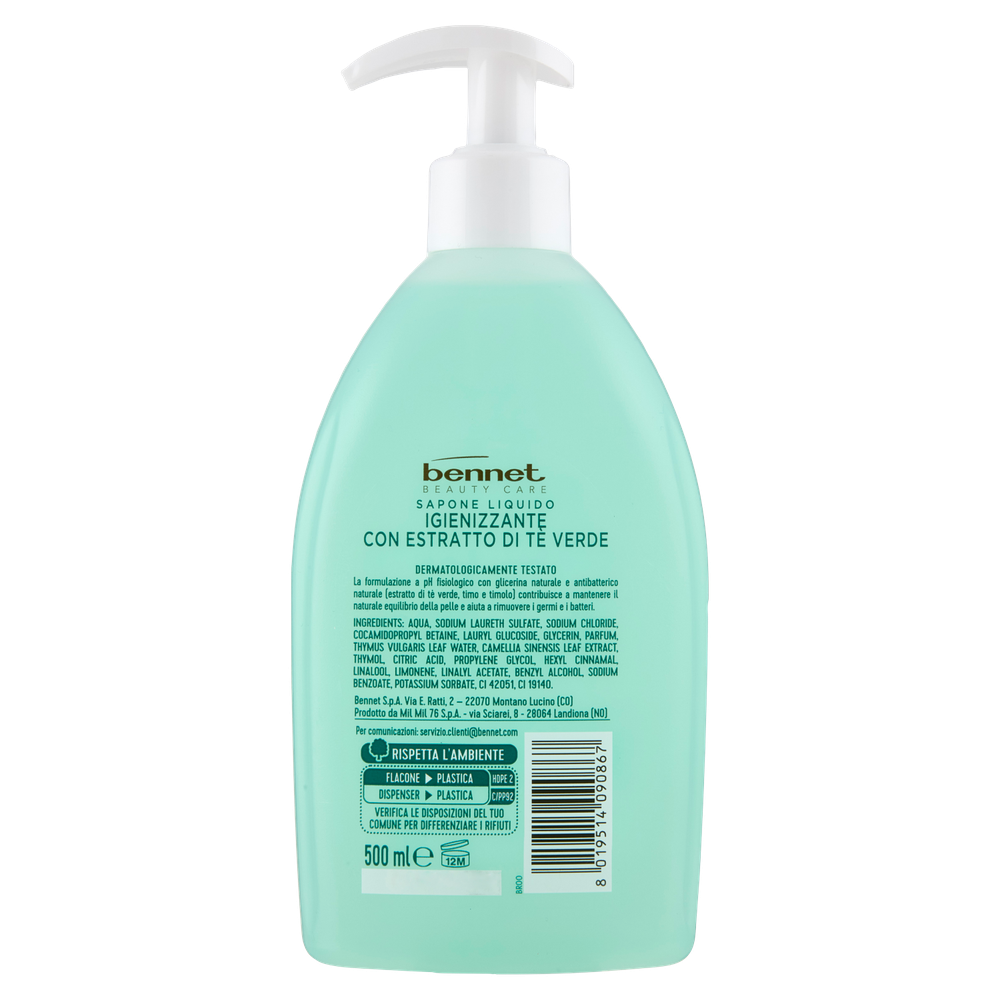 Sapone Liquido Al Te' Verde Bennet - Foto 3