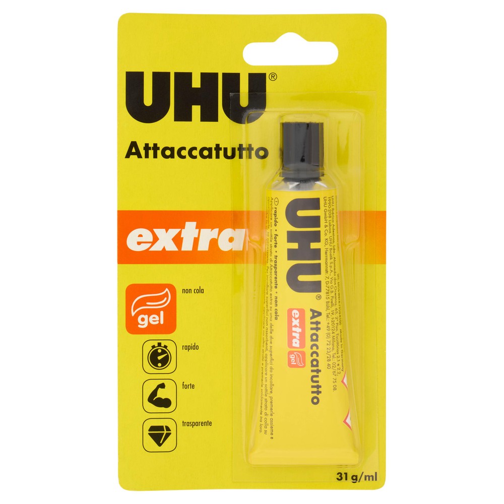 Attaccatutto Universale In Gel Extra Blister 31ml Uhu - Foto 1