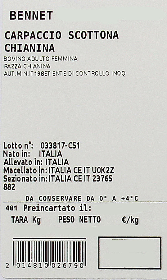 Carpaccio Di Scottona Chianina - Foto 3