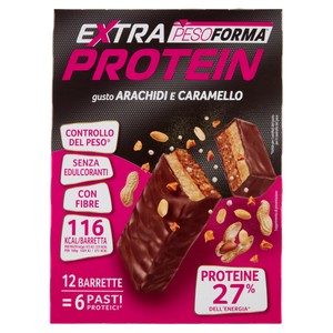Barrette Gusto Arachidi E Caramello Extra Protein Pesoforma - Foto 1