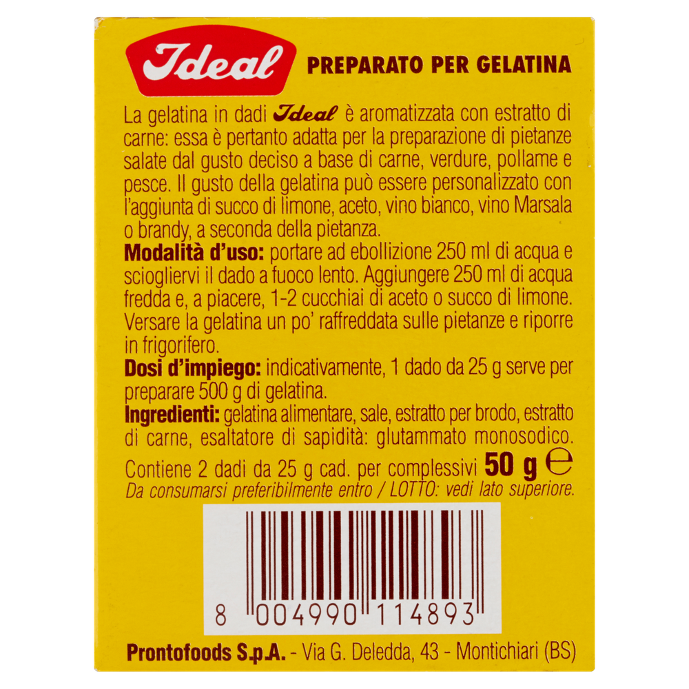 Gelatina In Dadi 2x25g Ideal - Foto 3