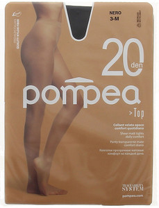 Top 20 Collant Tg 3 Nero 20 Denari Pompea - Foto 1