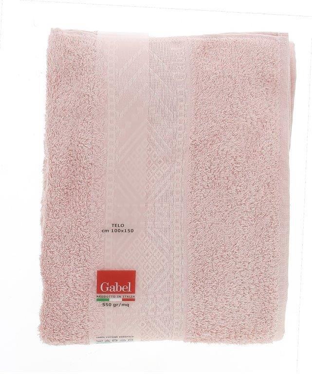 Telo Spugna Cm100x150 Rosa Erica Gabel - Foto 1