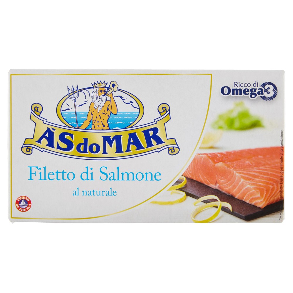 Filetto Di Salmone Al Naturale Asdomar - Foto 1