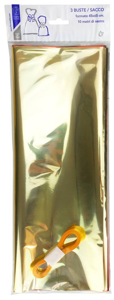 Buste Metal Rosso/Oro + Nastro - Foto 1