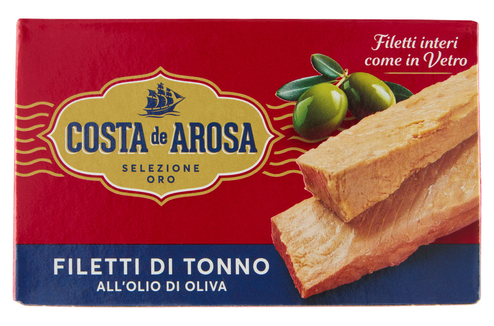 Filetti Di Tonno Costa De Arosa 120g Olio Oliva - Foto 1