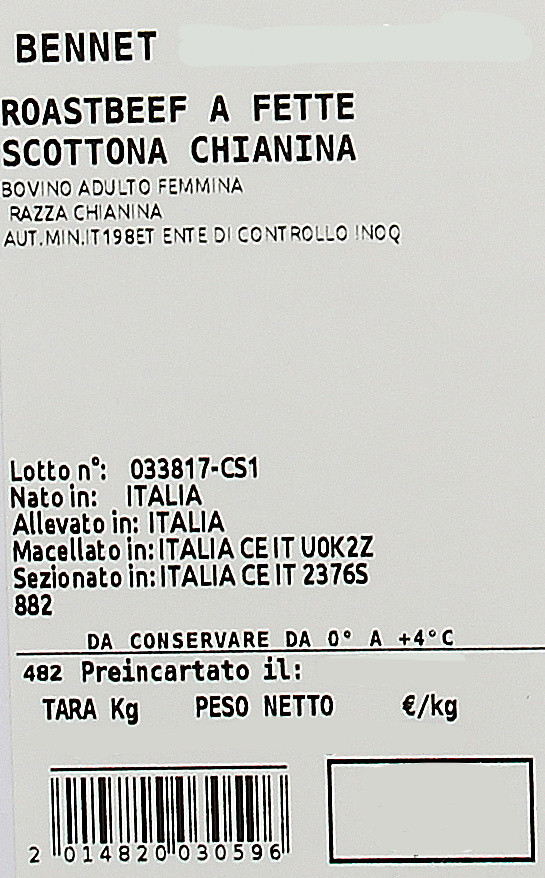 Roastbeef A Fette Di Scottona Chianina - Foto 3