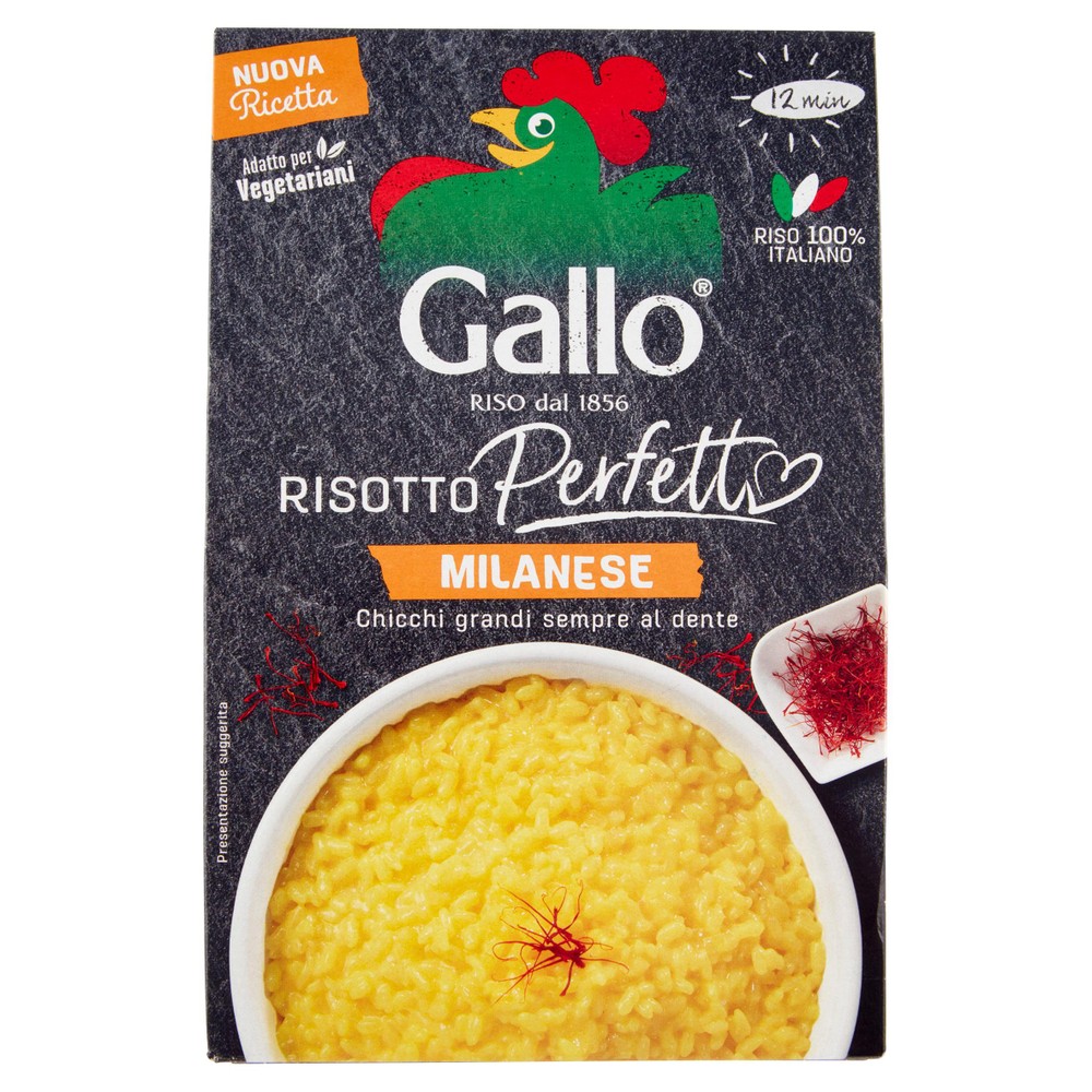 Risotto Pronto Perfetto Alla Milanese Con Zafferano Gallo - Foto 1