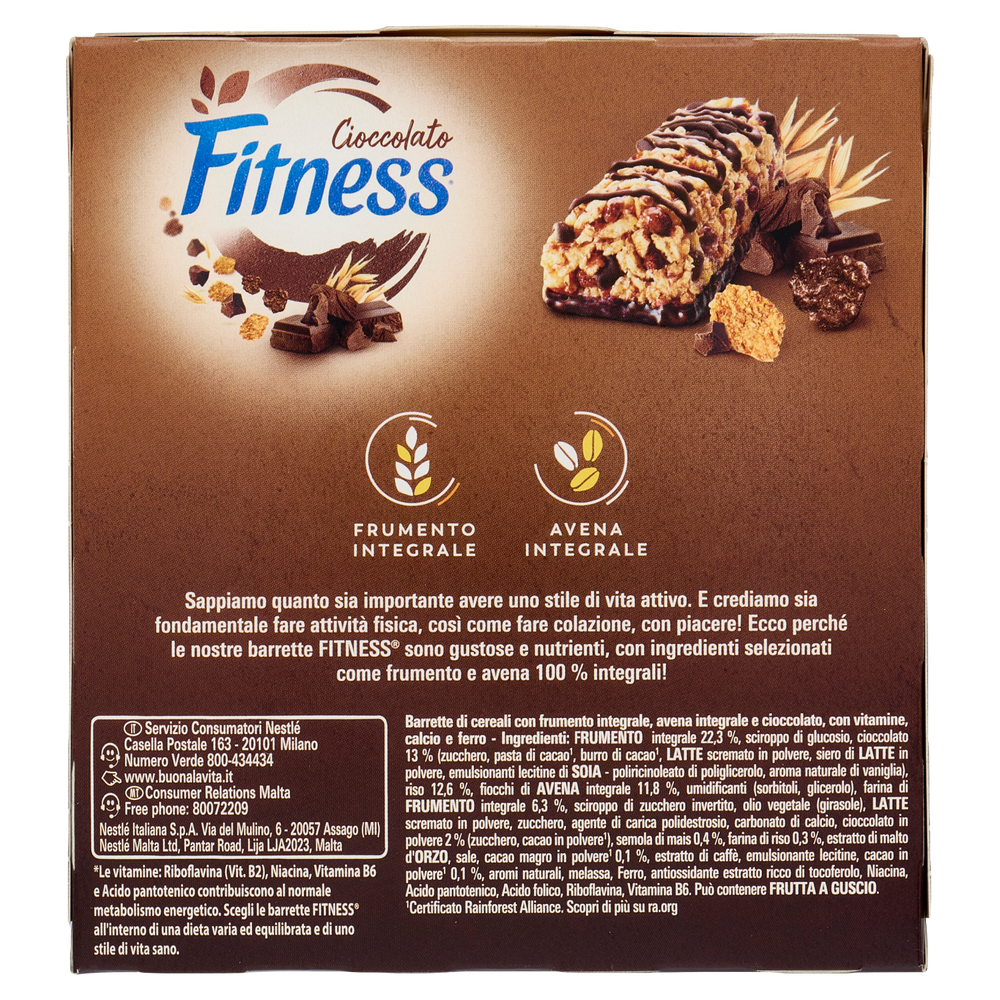 Chocolate Barrette Di Cereali Con Cioccolato 6 Pezzi - Foto 3