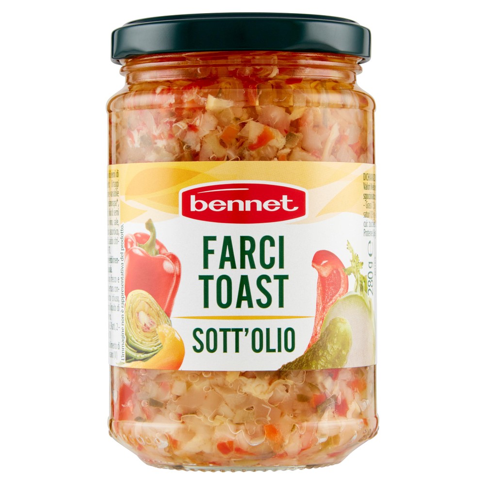 Farci Toast Ortaggi Misti Sott'olio Bennet - Foto 1
