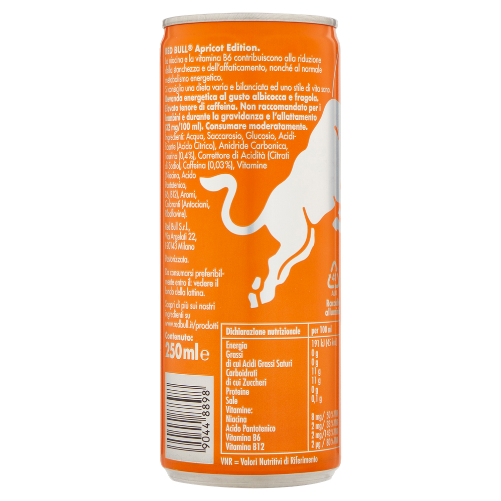 Energy Drink Gusto Albicocca Fragola Red Bull - Foto 3