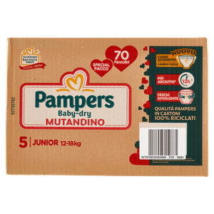 Pannolini Baby Dry Mutandino Specialpack, Tg 5 Junior 11-15 Kg Pampers
