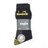 Calze Da Lavoro Uomo 43/46 Nero Conf Da 3 Diadora