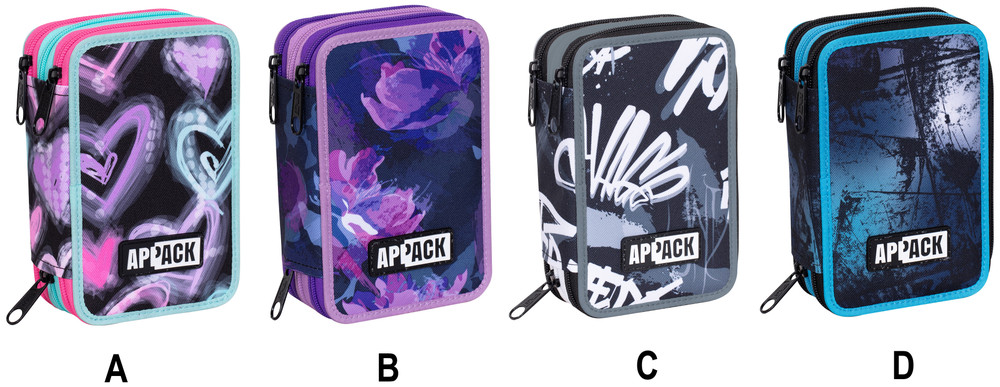 Astuccio 3 Zip Appack - Foto 1